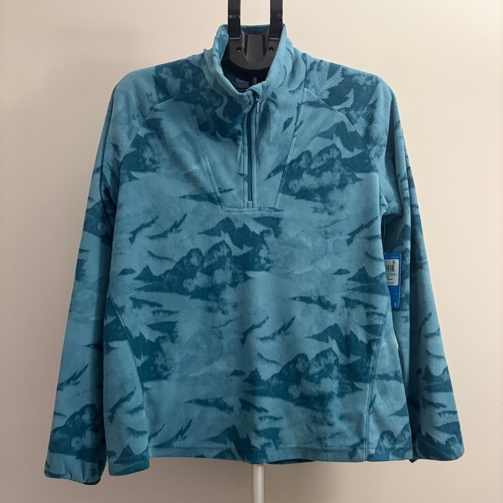 Columbia Blue Patterned Women's Sweater